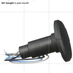 Attwood 910R3PB-7 LightArmor Plug-in Light Base, for Attwood Pole Lights, 3-Pin,